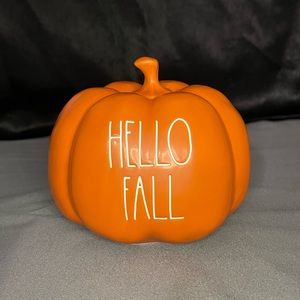 Hello Fall Rae Dunn pumpkin